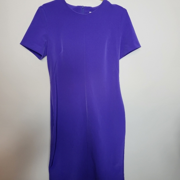 4 Of Mercer Purple Heavyweight Mini Dress - Picture 1 of 6